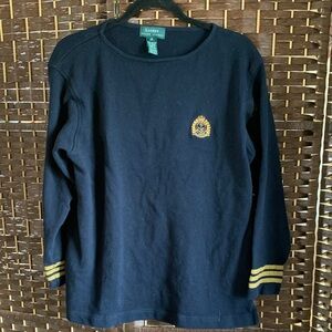 Ralph Lauren Navy Sweater Size M